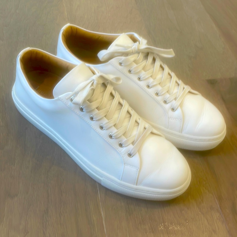 Thursday Boots white leather tennis shoes